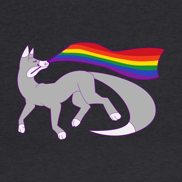 Gay Pride Fox by SpotlessEnvy